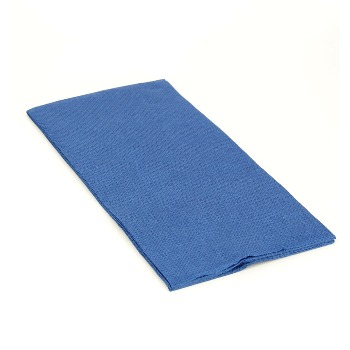 Paper Napkin Double Point Blue 1/8 40x40cm (1.200 Units)