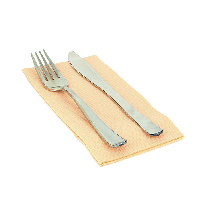 Paper Napkin Double Point Salmon 1/8 40x40cm 