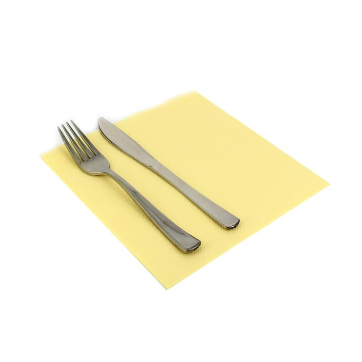 Paper Napkin Double Point Cream 40x40cm 