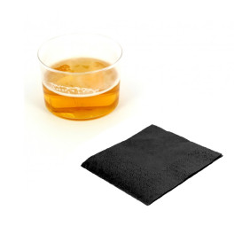Paper Napkin Black 20x20cm 2C (6.000 Units)