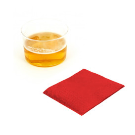 Paper Napkin Red 20x20cm (100 Units)  