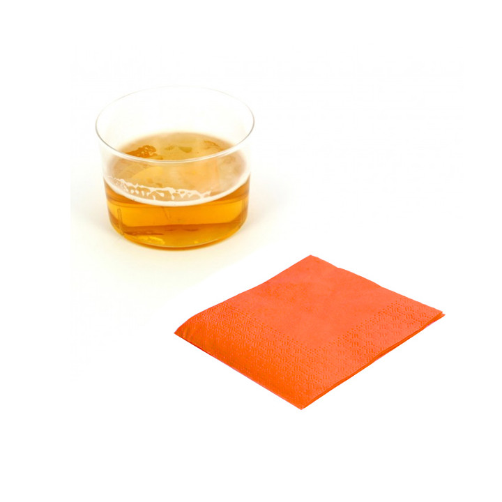 Paper Napkin Orange 20x20cm (100 Units)  