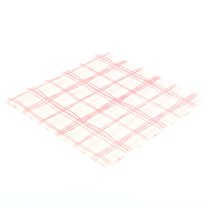 Paper Napkin Red Square 1 Layer 33x33 (80 Units)