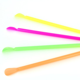 Plastic Straw Straight PS Spoon 4 colors Ø0,6cm 20cm (10000 Units)