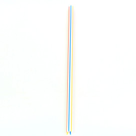 Plastic Straw for Frappé PS Straight Striped Ø0,6cm 20cm (12000 Units)